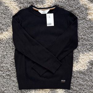 H&M boys crew neck sweater in black